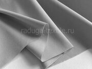 Смесовая плащевая ткань с хлопком. Цвет: светло серый.  СКИДКА 20%. Отрез 1.25м