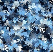 №3 МЕМБРАННАЯ ТКАНЬ "Камуфляж из пикселей " СКИДКА 15%. Отрез 0.49м