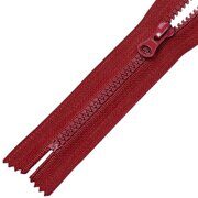 Молния трактор, №5, не разъемная 18 см, бордо