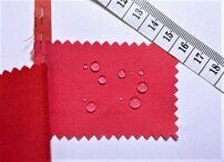 Смесовая плащевая ткань с хлопком. Цвет: коралл.