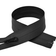 Водонепроницаемая молния,№7, спираль, разъемная, 100см, черный