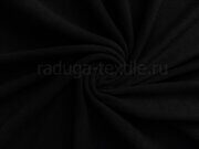 Флис "Черный " 230гр/м. СКИДКА 15%. Отрез 1.5м. Двусторонний, антипиллинг.