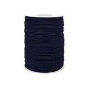 Резинка шляпная, круглая, 3мм, темно синий
