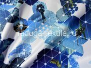 Мембранная ткань Лыжники - отрез 1.4м, без брака, скидка 15%.