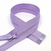 Молния трактор, №5, не разъемная 18 см, лаванда