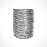 Резинка шляпная, круглая,2.5мм, серебро