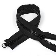 Молния трактор Т8, 120 см, 2 слайдера цвет чёрный.