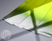 Курточная ткань со светоотражающей полосой. Цвет неоновый лимон.