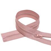 Молния трактор,№5, разъемная 80 см, пыльная роза.