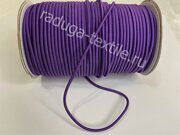 Резинка шляпная, круглая, 3мм, фиолет.