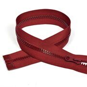 Молния трактор,№5, разъемная  85 см, бордо