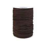 Резинка шляпная круглая, 3мм, шоколад